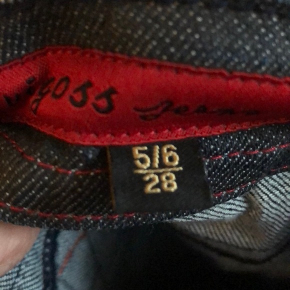 Vigoss Jeans Dark Blue Boot Cut Size 5/6-28 - Picture 7 of 7